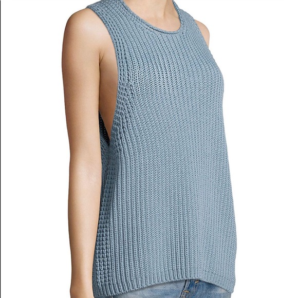 Vince Waffle-Knit Sleeveless Sweater - Picture 1 of 8